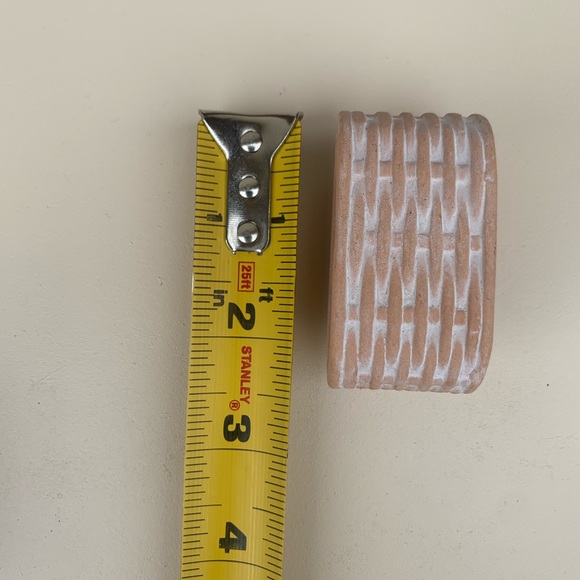 Napkin Rings / Holders Terracotta Woven Design - Picture 6 of 8